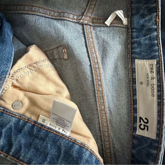 Rag & Bone | 25 Rosa Mid-Rise Boyfriend Denim Jean - Bristol - Picture 7 of 9